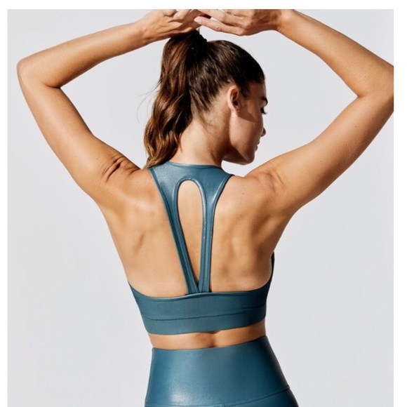 CARBON38 Action Bra 2.0 Takara Shine Spruce Green - Picture 2 of 5